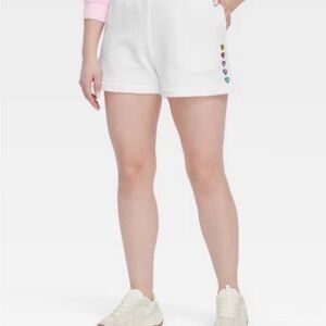 Roller Rabbit x Target Women's Disco Hearts Shorts White